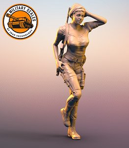 ミリタリーガールNo.4・行進・自動小銃 (プラモデル)