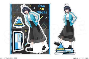 ぽんのみち アクリルフィギュア Ver. スカジャン 01 十返舎なしこ (キャラクターグッズ)