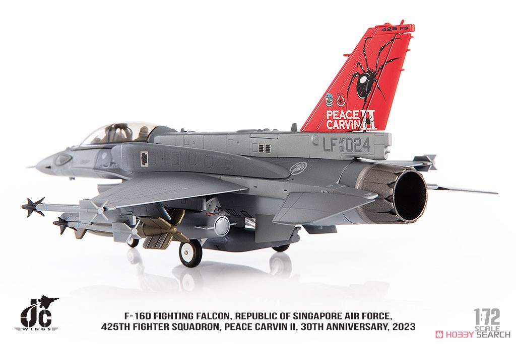 F-16D シンガポール空軍 425th FS Peace Carvin II 30周年記念 2023 #024 (完成品飛行機) 商品画像7
