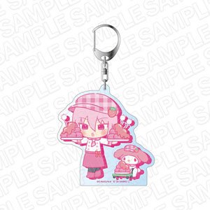 Animation [Welcome to Demon School! Iruma-kun] x Sanrio Characters Big Key Ring Alice Asmodeus x My Melody sweets Ver. (Anime Toy)
