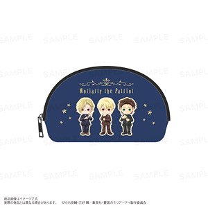 [Moriarty the Patriot] Round Pouch (Charamage) William & Albert & Louis (Anime Toy)