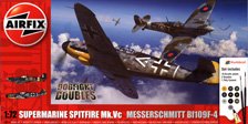 Supermarine Spitfire Mk.Vc vs Bf109F-4 Dogfight Double (Plastic model)