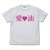 Elf Can`t on a Diet. Elf-san [Love Oil] T-Shirt White S (Anime Toy) Item picture1