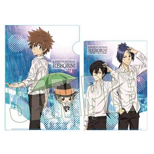 Clear File Katekyo Hitman Reborn! Vongole Family Rain Wet Ver. (Anime Toy)