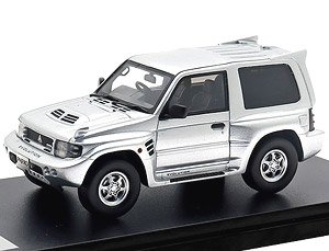 MITSUBISHI PAJERO EVOLUTION (1997) サテライトシルバー (ミニカー)