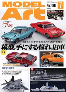 Model Art 2024 July No.1136 (Hobby Magazine)
