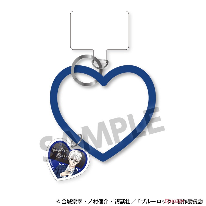 Blue Lock [Especially Illustrated] Smart Phone Silicon Ring w/Charm Seishiro Nagi (Anime Toy) Item picture1