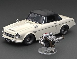 DATSUN Fairlady 2000 (SR311) White With Engine (ミニカー)