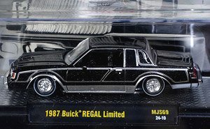 1987 Buick Regal Limited Lowrider Black (Diecast Car)