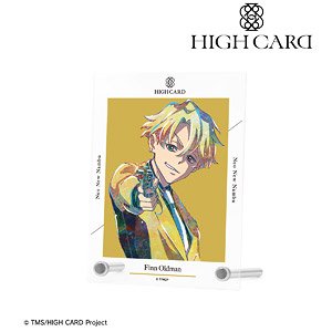 High Card Finn Oldman Ani-Art A6 Acrylic Panel (Anime Toy)