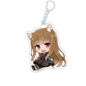 Spice and Wolf Merchant Meets the Wise Wolf Petanko Acrylic Key Ring Holo (1) (Anime Toy)