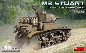 M3 STUART LIGHT TANK, INITIAL PROD. (Plastic model)