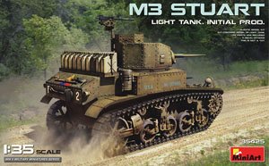 M3 STUART LIGHT TANK, INITIAL PROD. (Plastic model)