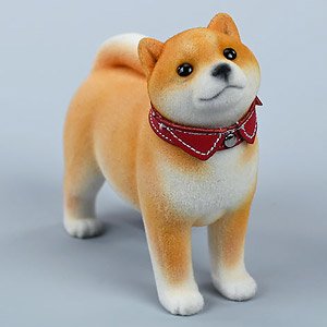 JXK スモール フロッキング 柴犬 C3 (ドール)