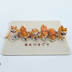 JXK スモール フロッキング 柴犬 セット G3 (ドール)