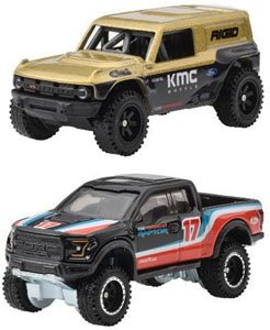 Hot Wheels Premium 2 packs Ford Bronco R / `17 Ford F-150 Raptor (Toy)