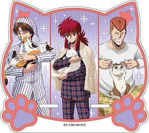 Yu Yu Hakusho [Especially Illustrated] Acrylic Multi Stand [Cat & Good Night Ver.] B (Anime Toy)