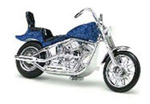 (HO) US Bike Blue [US-Motorrad Blau] (Model Train)