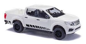(HO) Nissan Navara N-Guard White (Model Train)