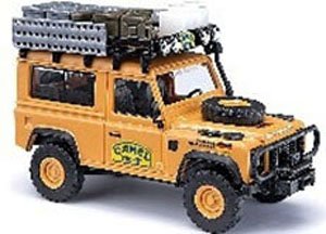 (HO) Land Rover Defender 90 Camel Trophy (Model Train)