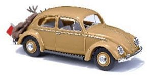 (HO) VW Beetle Oval Window with Deer (Model Train)