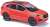 (HO) Ford Cougar Panoramic Roof Red (Model Train) Item picture1