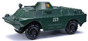 (HO) SPW40 Armored Vehicle East Germany with Turret (Model Train)