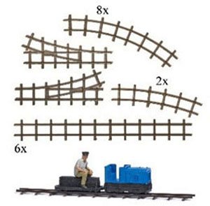 (HO) アクションセット 庭園鉄道 (動力はありません) [Action Set Gartenbahn] (鉄道模型)