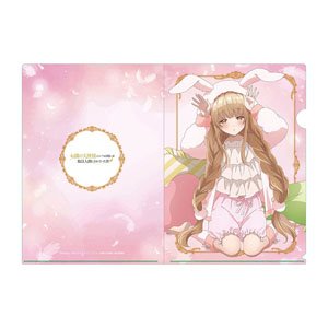 The Angel Next Door Spoils Me Rotten [Especially Illustrated] A4 Clear File Mahiru Shiina (Loungewear Rabbit Ear Parka) (Anime Toy)