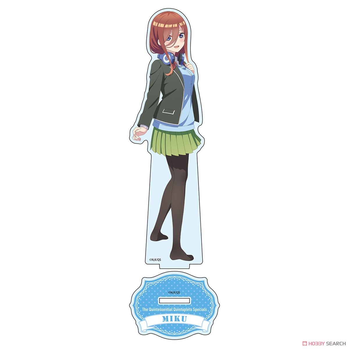 The Quintessential Quintuplets Specials [Especially Illustrated] Big Acrylic Stand Miku (Stairs Ver.) (Anime Toy) Item picture1