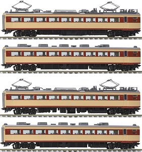 J.N.R. Series 485(489) Limited Express (AU13 Cooler) Additional Set (M) (Add-On 4-Car Set) (Model Train)