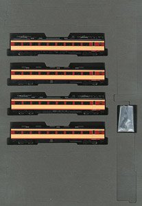 J.N.R. Series 485(489) Limited Express (AU13 Cooler) Additional Set (M) (Add-On 4-Car Set) (Model Train)