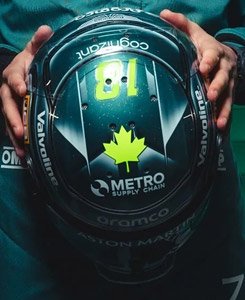 Lance Stroll 2024 (Helmet) (Diecast Car)