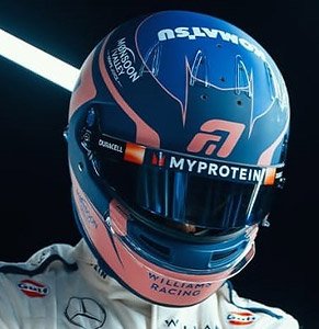 Alexander Albon 2024 (Helmet) (Diecast Car)