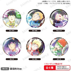 モブサイコ100 III トレーディングホログラム缶バッジ (6個セット) (キャラクターグッズ)
