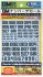 1/100 GM Number Decal No.3 [Military Stencil] Prism Black & Neon Blue (Material) 商品画像2 Thumbnail