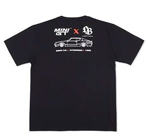 MINI GT LB ブラック Tシャツ (XS Size) (ミニカー)
