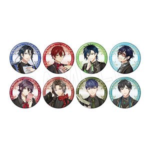 Bungo to Alchemist Trading Mat Can Badge [letter] Ver. (Set of 8) (Anime Toy)