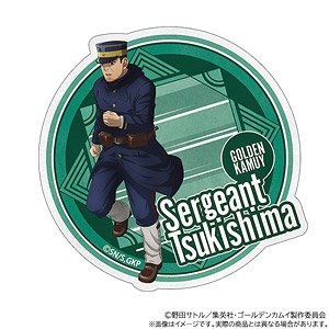 Golden Kamuy Die-cut Sticker SGT.Tsukishima (Anime Toy)