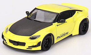 Pandem Nissan Z Ikazuchi Yellow (RHD) [Clamshell Package] (Diecast Car)