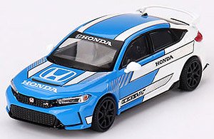 Honda シビック Type R 2023 #3 ペースカー ブルー (左ハンドル) [ブリスターパッケージ] (ミニカー)