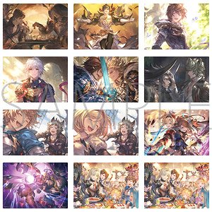 Granblue Fantasy Acrylic Panel Collection Vol.1 (Set of 12) (Anime Toy)