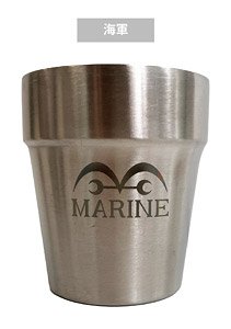 One Piece Stainless Mug Cup Navy (Anime Toy)