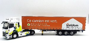 ルノー T 2021 トートライナー Oleo 100 トレーラー WELDOM (ミニカー)