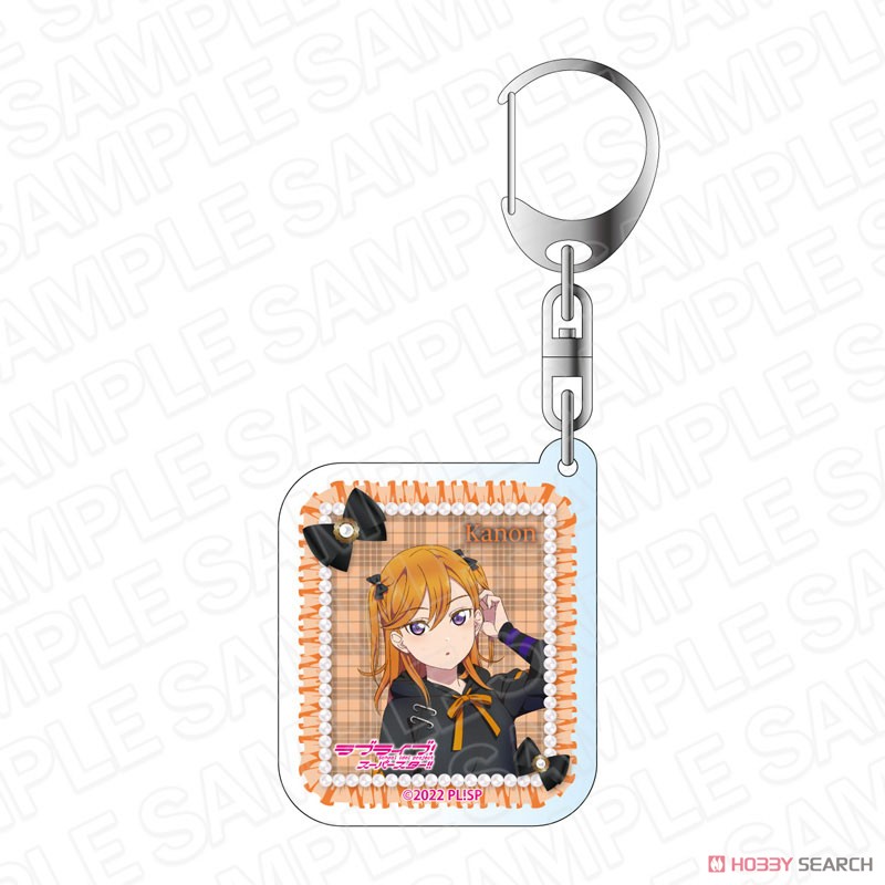 Love Live! Superstar!! Glitter Acrylic Key Ring Kanon Shibuya Subculture Fashion Ver. (Anime Toy) Item picture1
