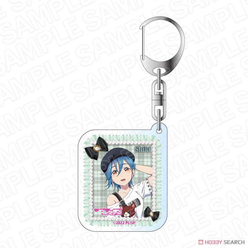 Love Live! Superstar!! Glitter Acrylic Key Ring Shiki Wakana Subculture Fashion Ver. (Anime Toy) Item picture1