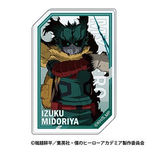 My Hero Academia Acrylic Multi Sticker Izuku Midoriya B (Anime Toy)