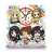 K-on! Puchichoko Mini Acrylic Table Clock [A] (Anime Toy) Item picture1