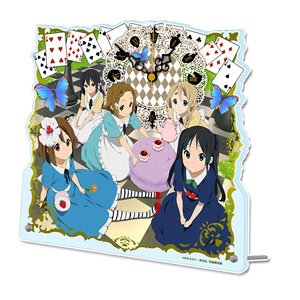 K-on! Acrylic Table Clock [Chess] (Anime Toy)