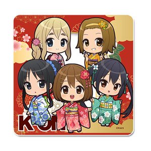 K-on! Puchichoko Rubber Mat Coaster [Kimono] (Anime Toy)